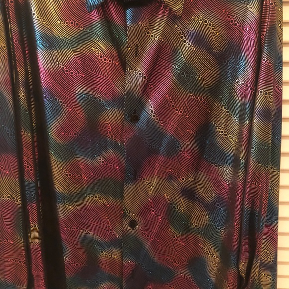 Psychedelic unisex shirt xl Halloween/disco partie - Picture 4 of 5